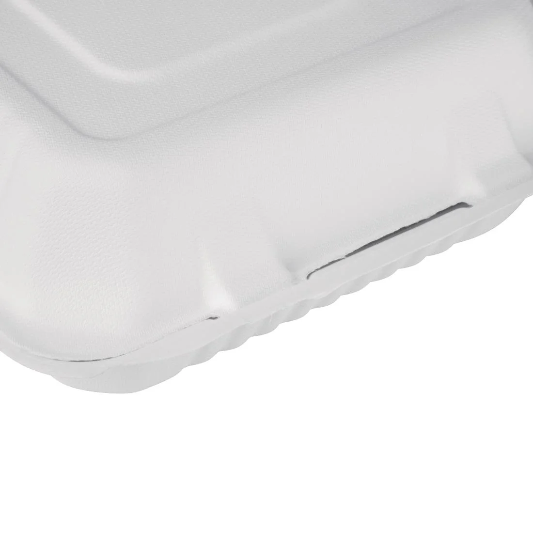 Fiesta Compostable Bagasse Hinged Food Containers 236mm (Pack of 200) - Image 5