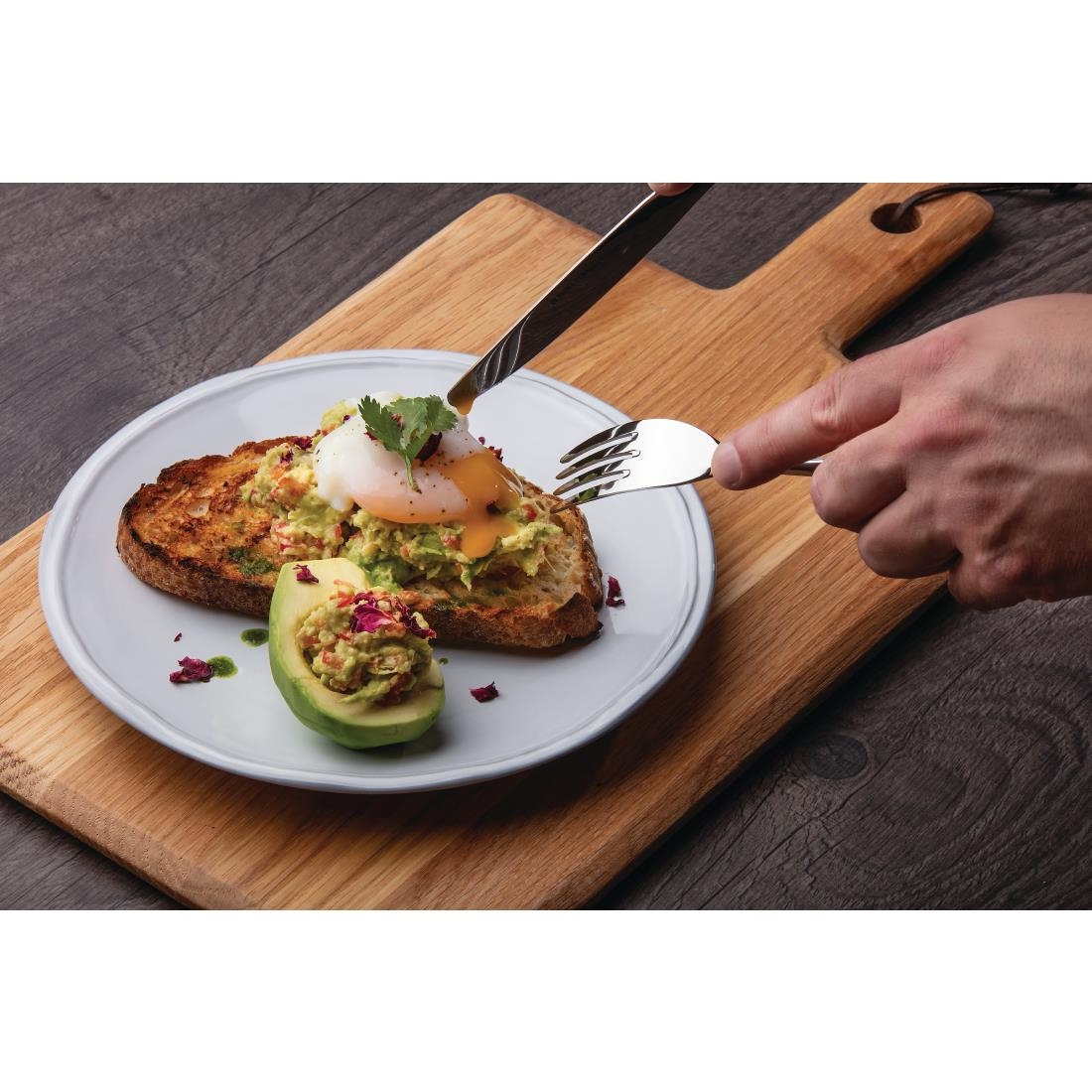 Olympia Oak Handled Wooden Board Large