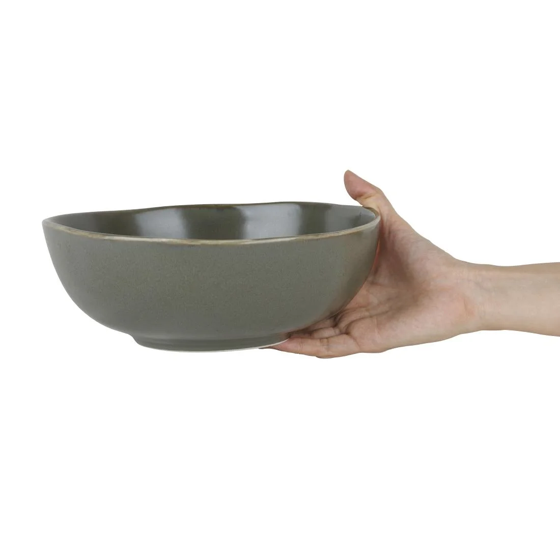 Olympia Build-a-Bowls Deep Bowls Green 225mm (4 Pack) - Image 3