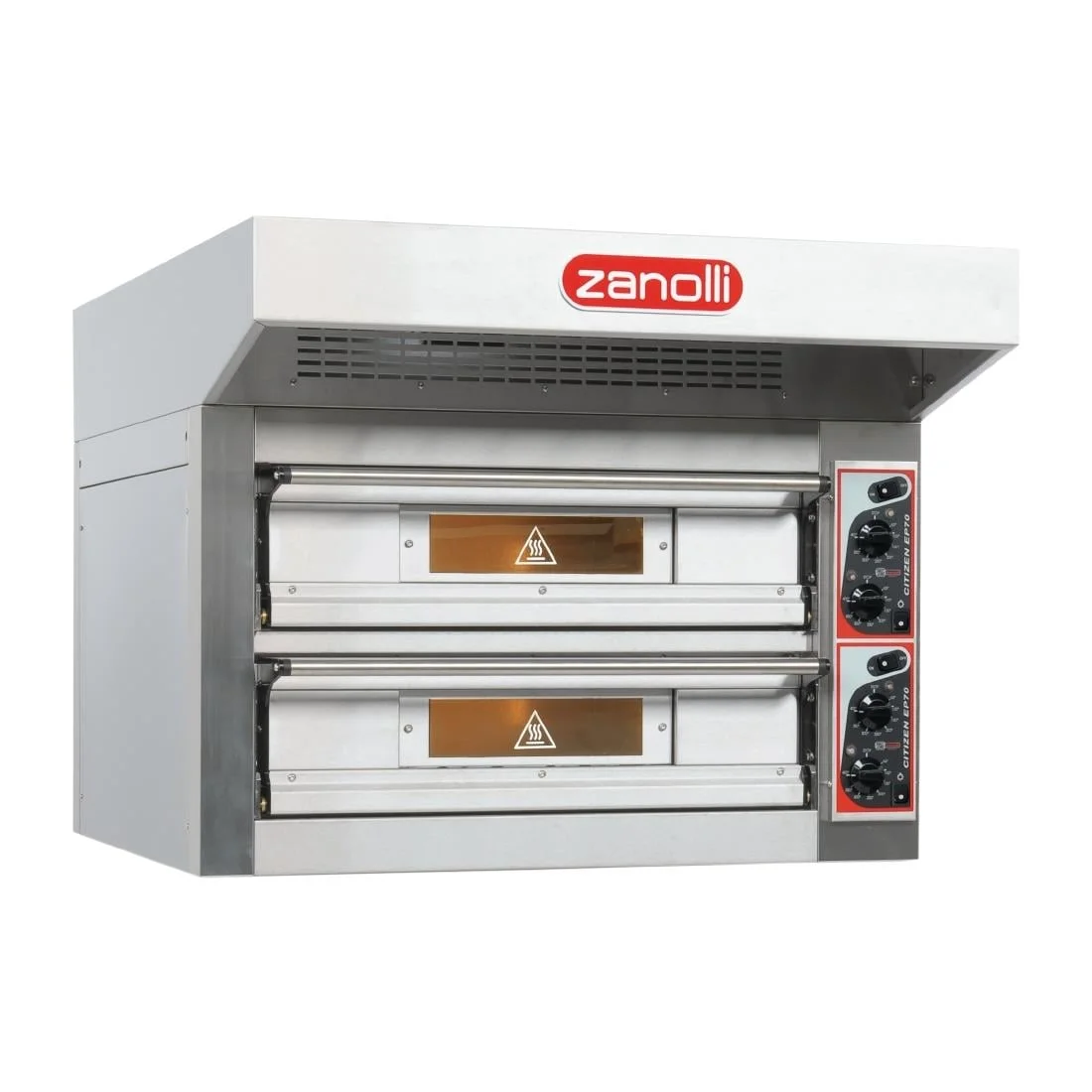 Zanolli EP70 4/MC Single Deck Electric Pizza Oven with Hood