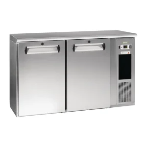 Gamko E3 Bottle Cooler 2 Hinged Doors Stainless Steel 364Ltr