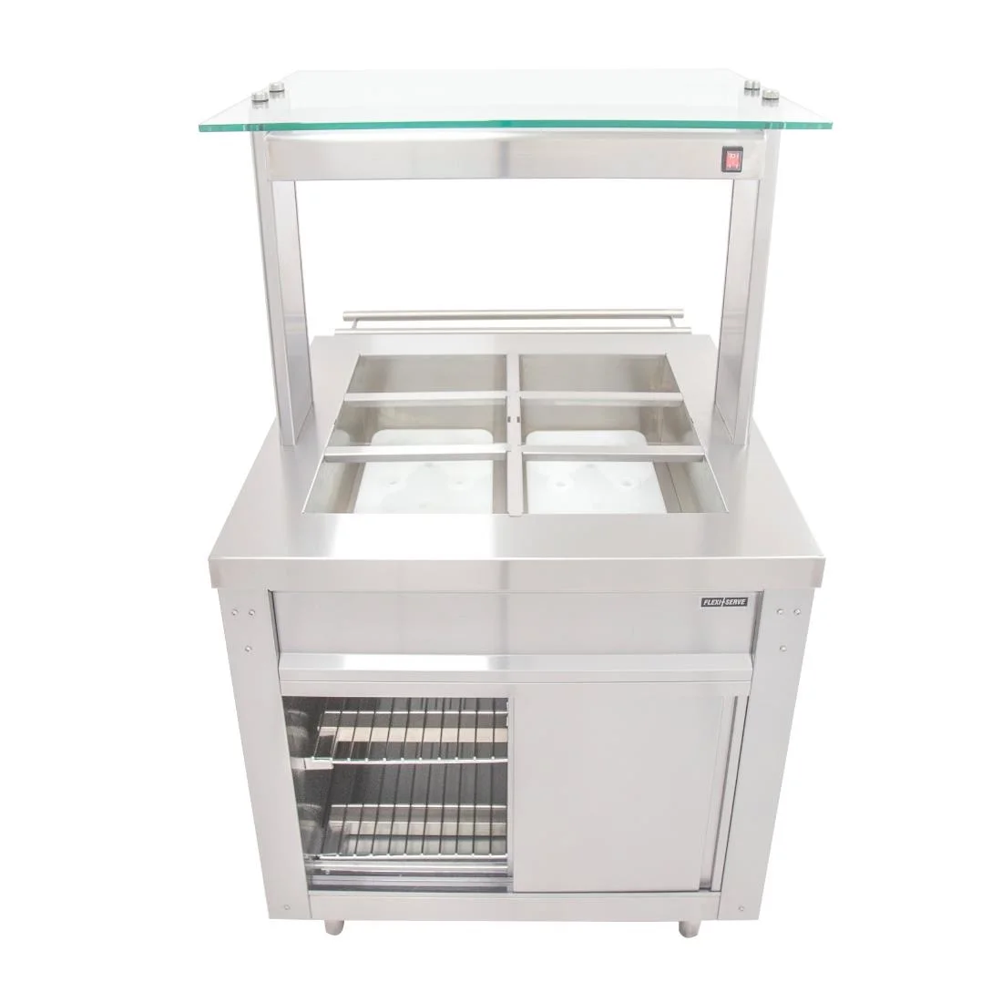 Parry Flexi-Serve Ambient GN Buffet Bar with Chilled Cupboard - Image 5