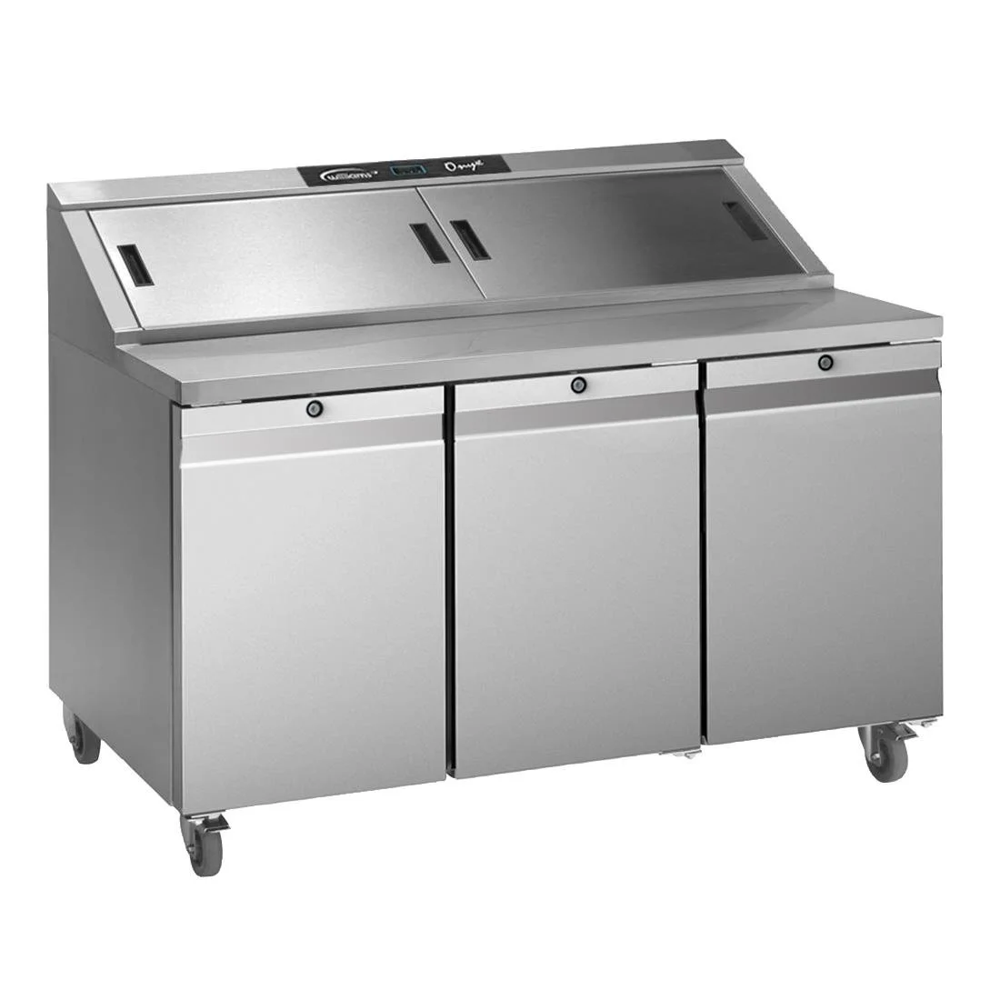 Williams Onyx 3 Door Refrigerated Prep Counter 616Ltr CPC3-SS - Image 1