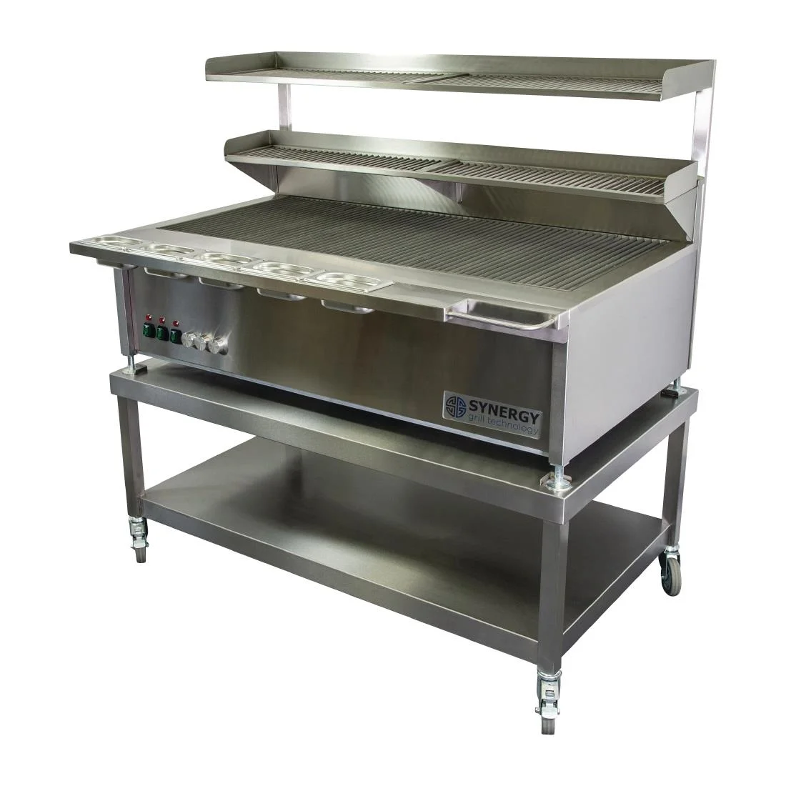 Synergy Grill Gas Chargrill with Garnish Rail and Slow Cook Shelf ST1300