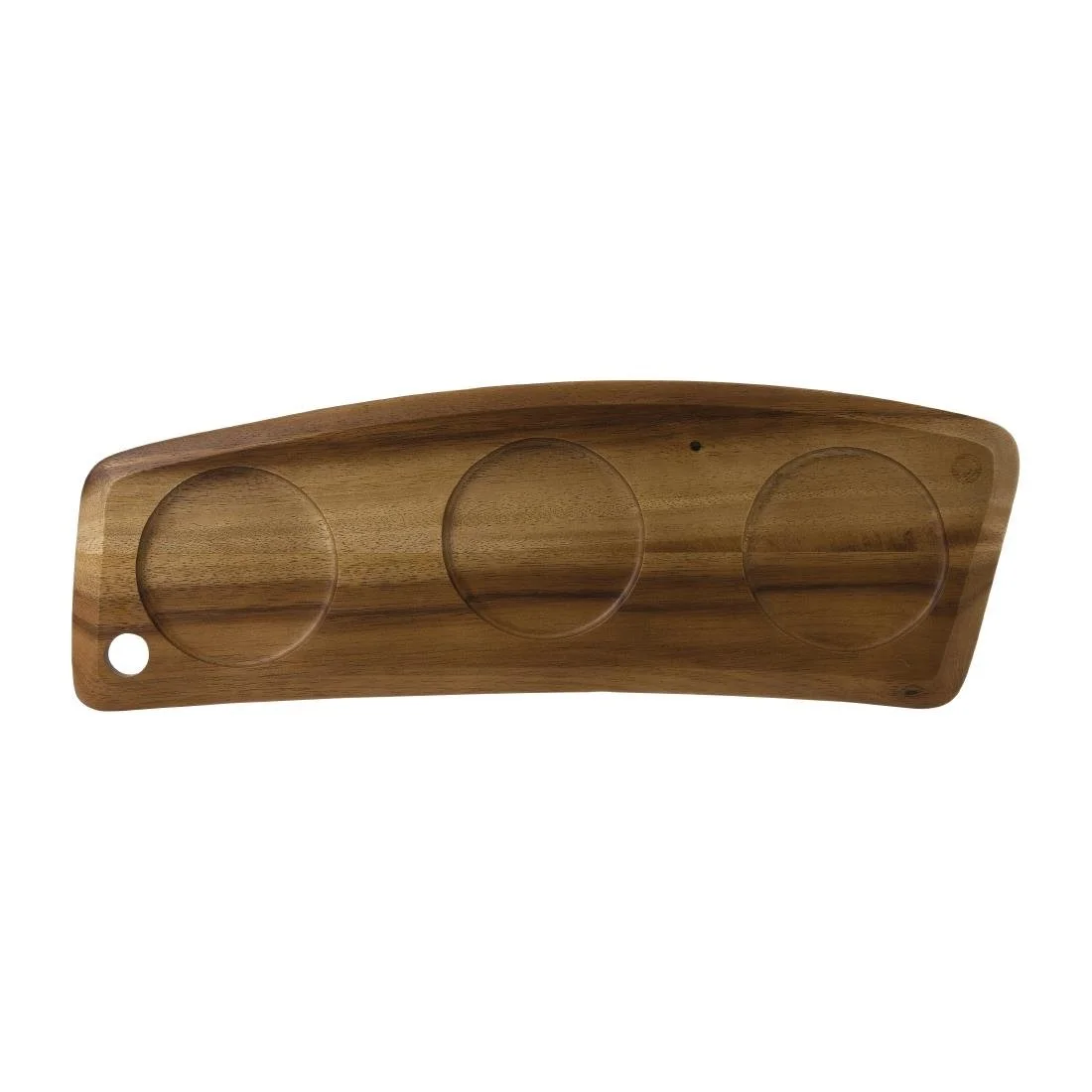 Churchill Alchemy Wood Large Geo Deli Board 457x152mm (4 Pack) - Image 1