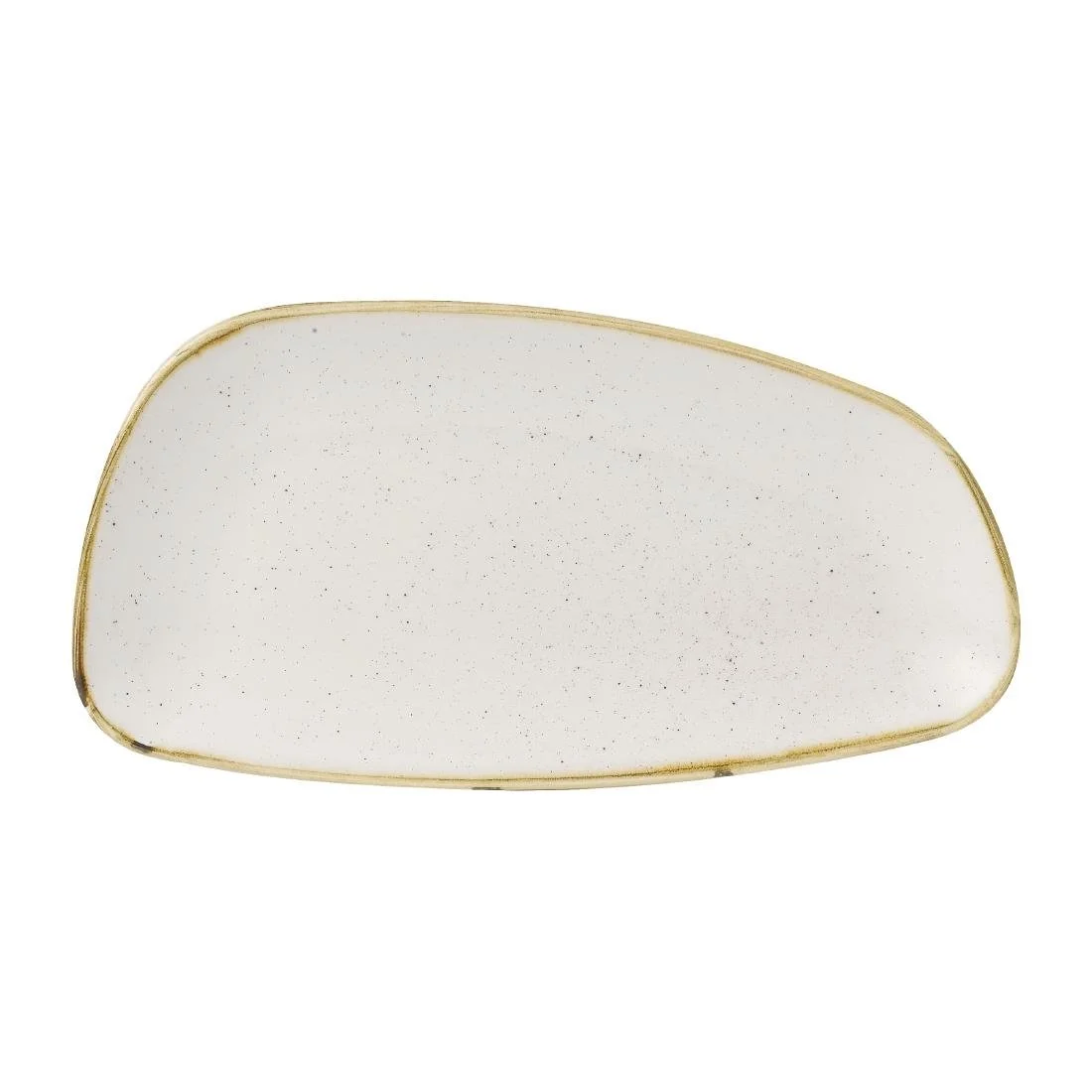 Churchill Stonecast Oval Plates Barley White 300x146mm (12 Pack)