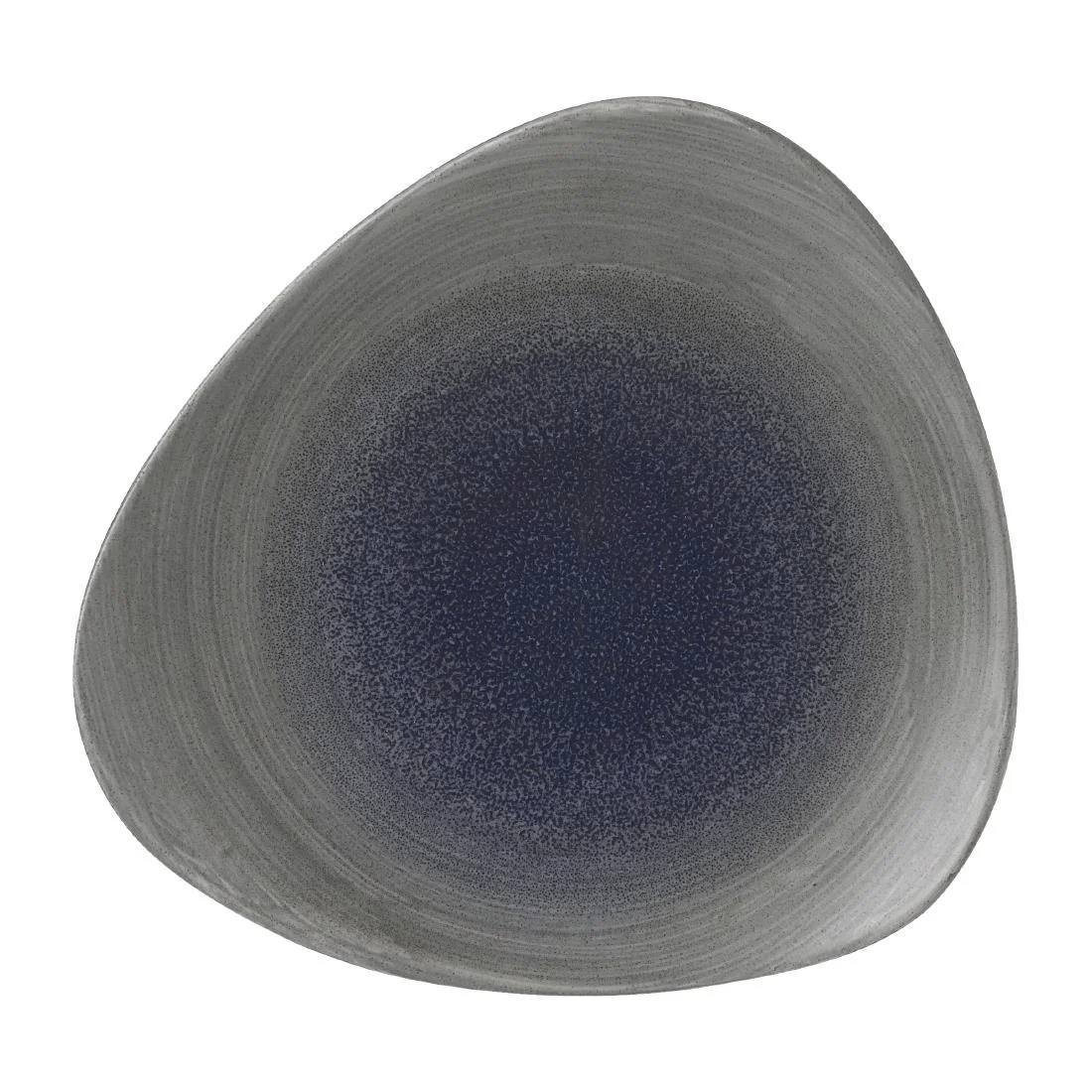 Churchill Stonecast Aqueous Lotus Plates Grey 229mm (12 Pack)