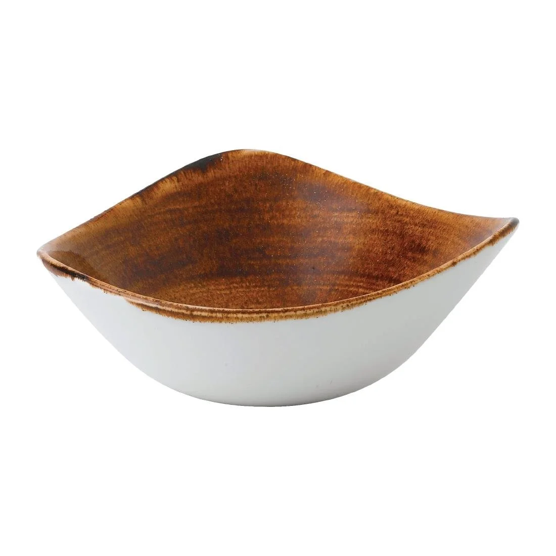 Churchill Stonecast Patina Lotus Bowls Vintage Copper 178mm (12 Pack)