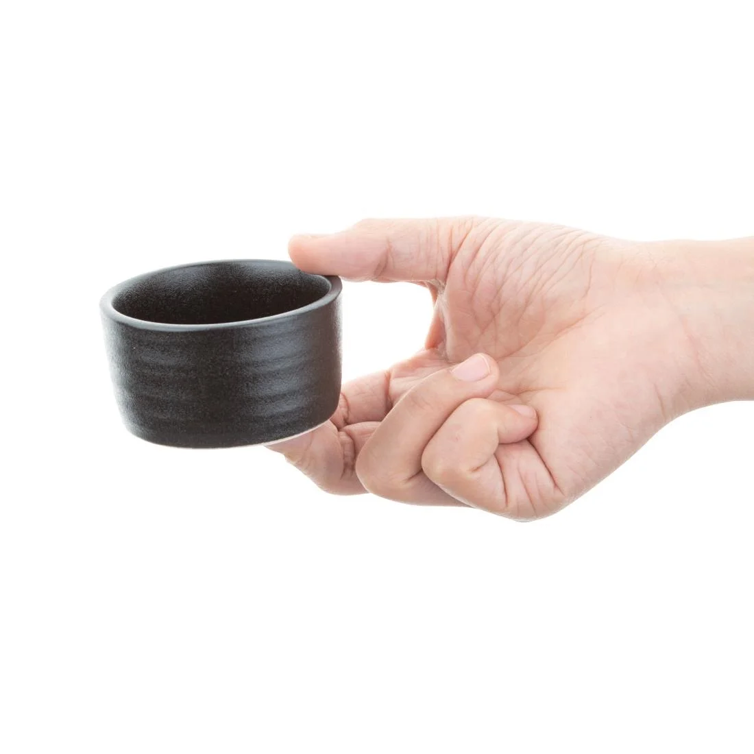 Olympia Cavolo Dipping Dishes Textured Black 67mm (12 Pack) - Image 5