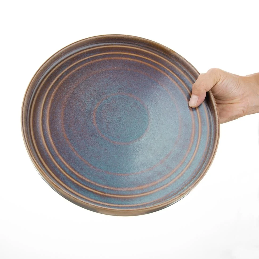 Olympia Cavolo Flat Round Plates Iridescent 270mm (4 Pack) - Image 9