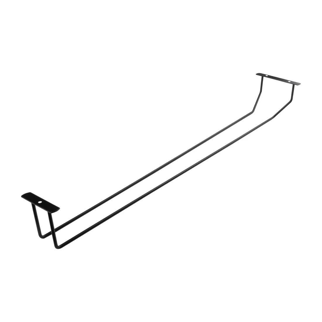 Olympia Wine Glass Rack Black 610mm - Image 3