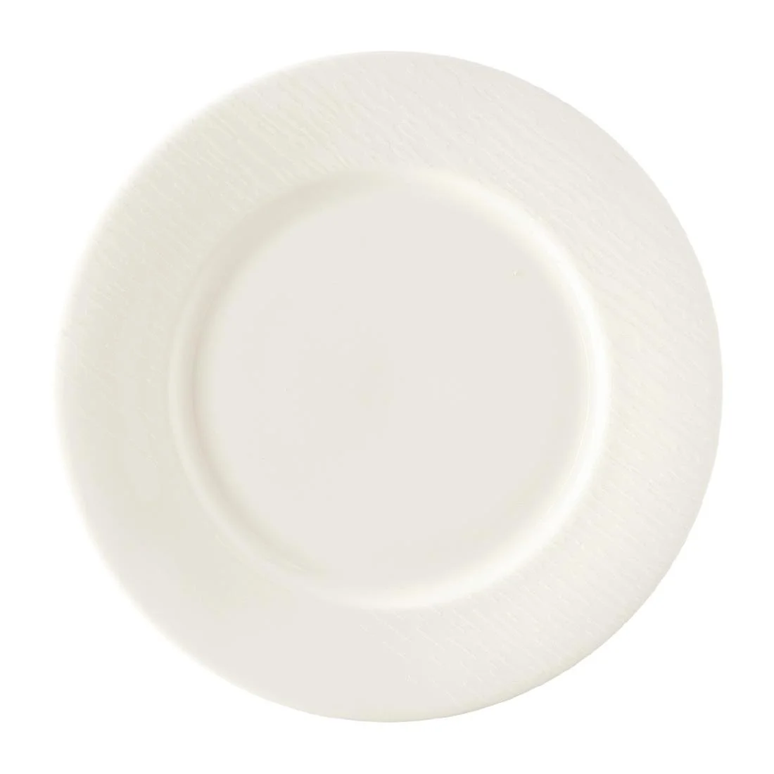 Royal Crown Derby Bark White Flat Rim Plates 215mm (6 Pack)