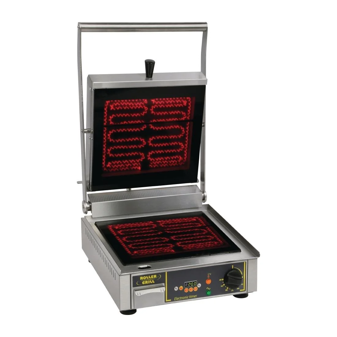 Roller Grill Premium VC FT Single Flat Plate Contact Grill - Image 2