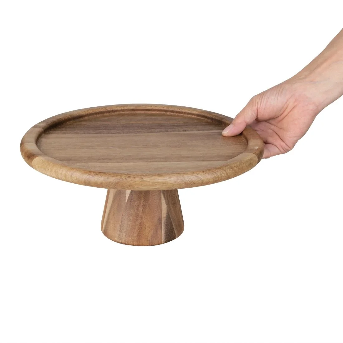 Olympia Acacia Cake Stand 305x127(H)mm - Image 6