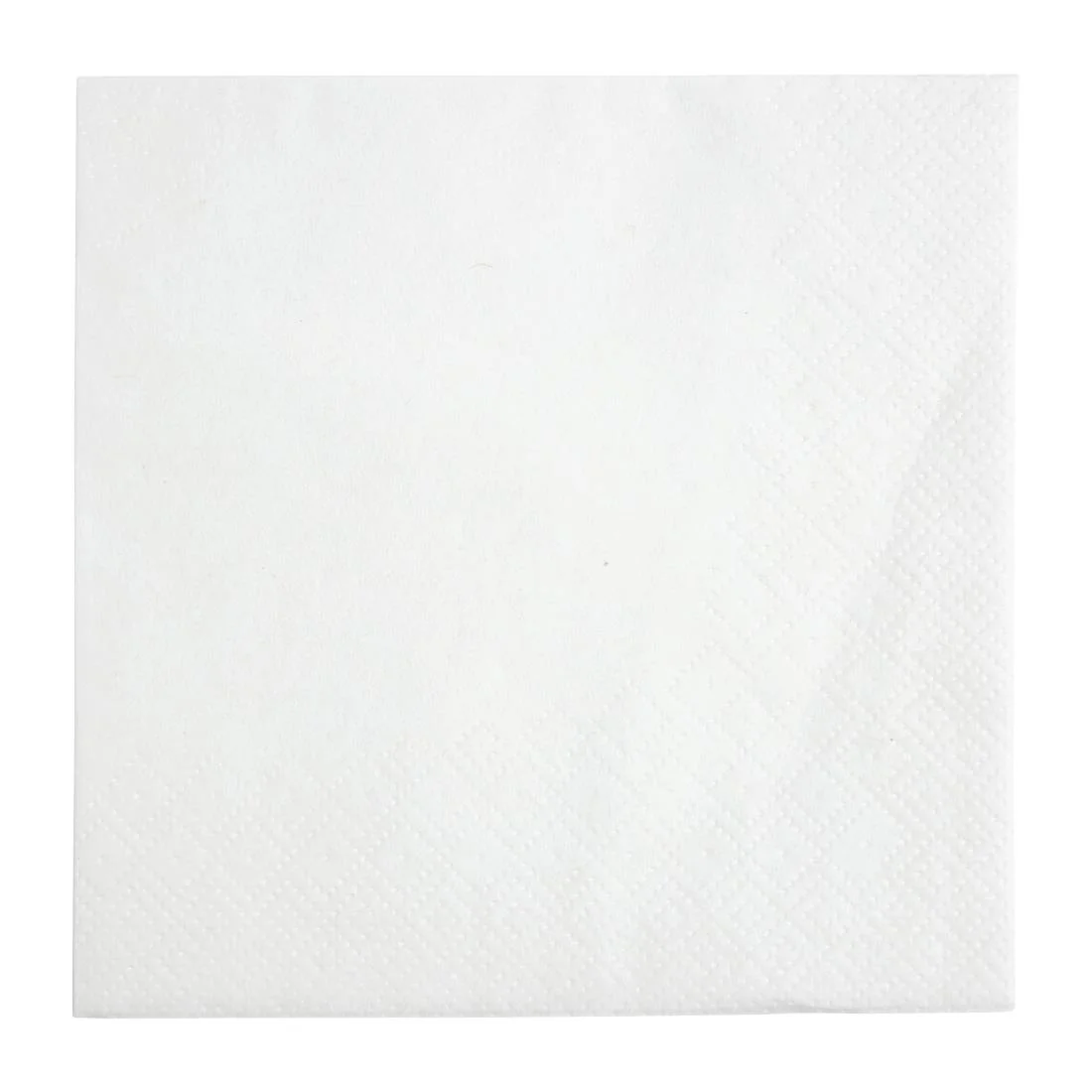 Fiesta Recyclable Cocktail Napkin White 24x24cm 2ply 1/4 Fold (Pack of 4000) - Image 2