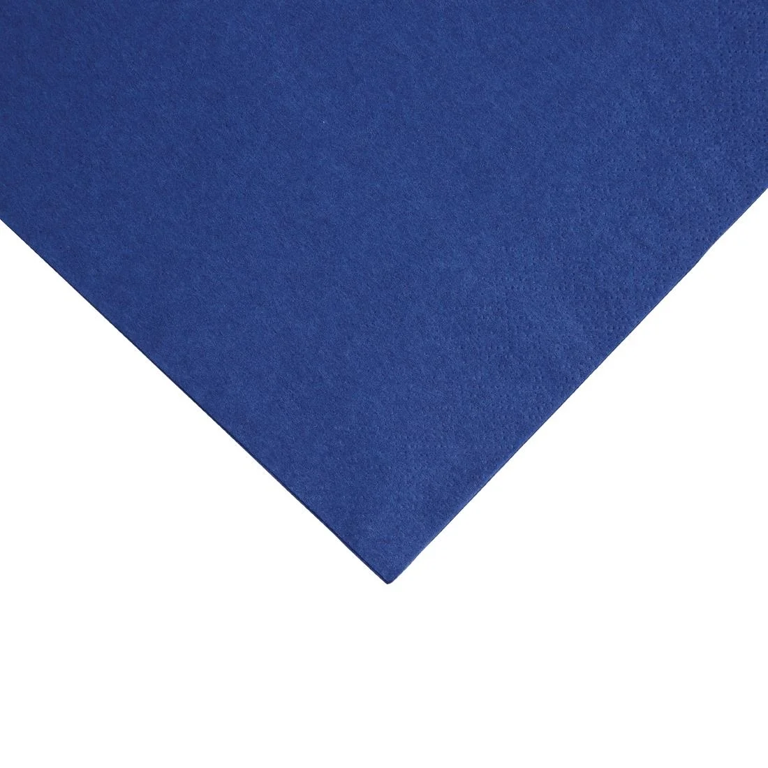 Fiesta Recyclable Dinner Napkin Dark Blue 40x40cm 2ply 1/4 Fold (Pack of 2000) - Image 2