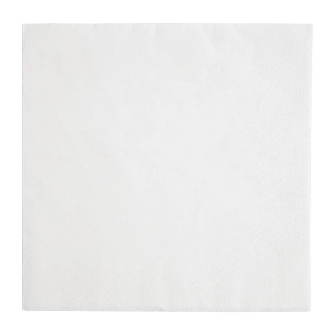 Fiesta Recyclable Dinner Napkin White 40x40cm 3ply 1/4 Fold (Pack of 1000) - Image 2