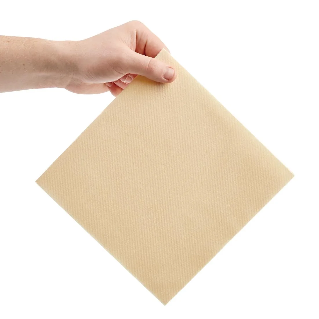 Fiesta Recyclable Premium Tablin Dinner Napkin Cream 40x40cm Airlaid 1/4 Fold (Pack of 500) - Image 3