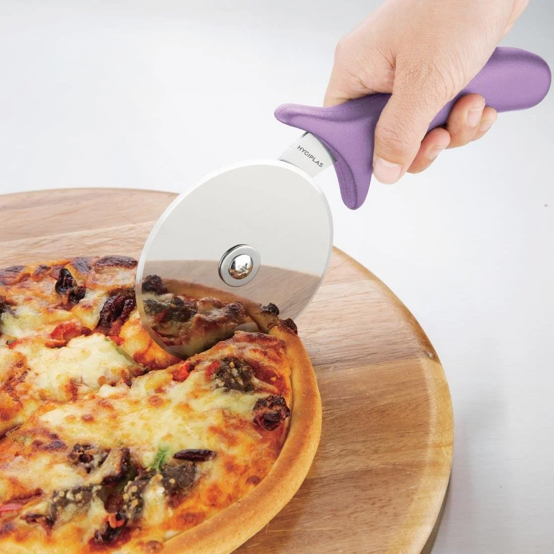 Hygiplas Pizza Wheel Purple Allergens - 4" - Image 3