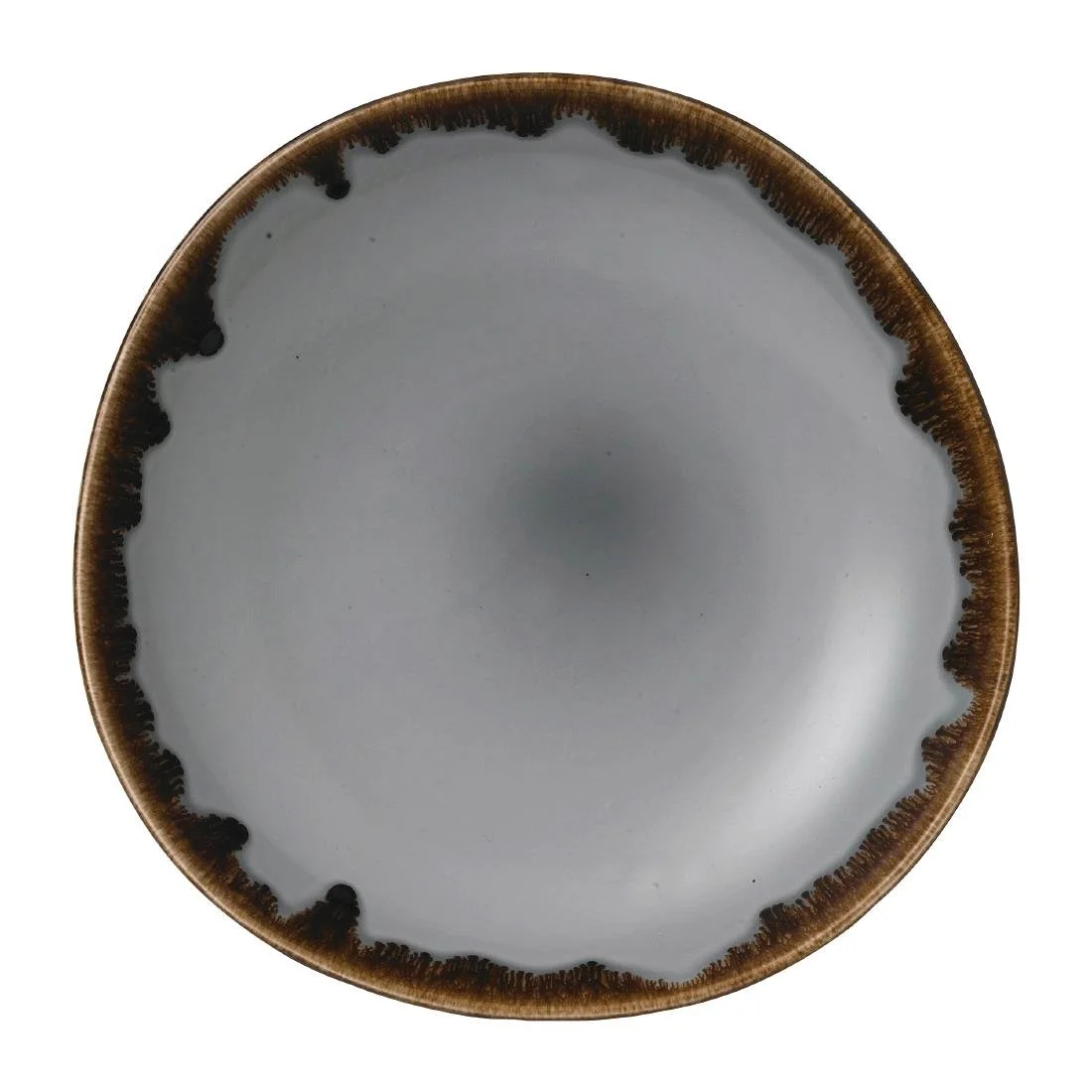 Dudson Harvest Organic Round Bowls Grey 250mm (12 Pack)