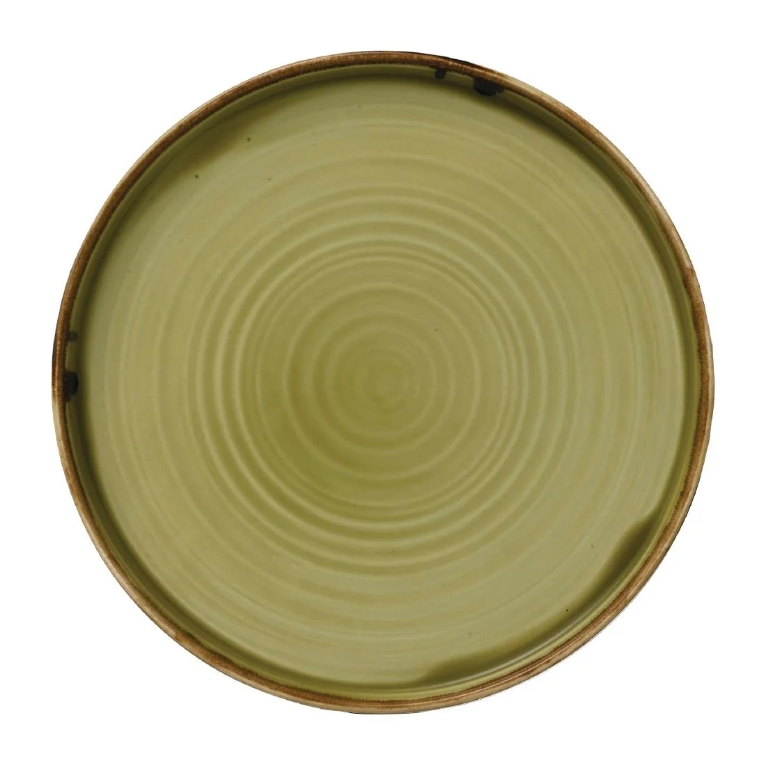 Dudson Harvest Walled Plates Green 210mm (6 Pack)