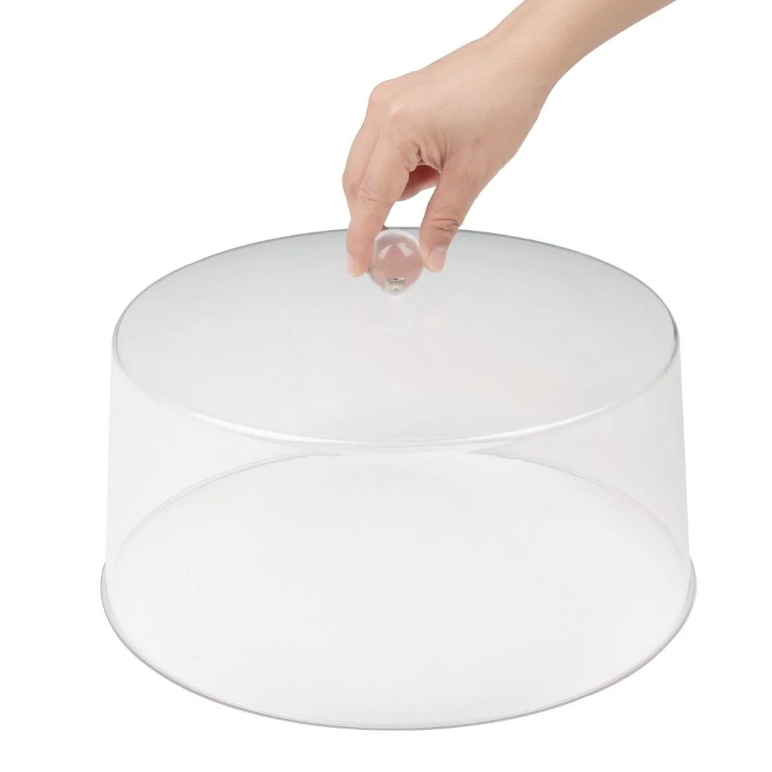 Olympia Kristallon Polycarbonate Display Cover Clear 308(Ø) x 190(H)mm - Image 3