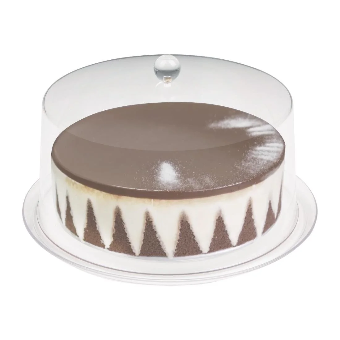 Olympia Kristallon Polycarbonate Display Cover Clear 308(Ø) x 190(H)mm - Image 4