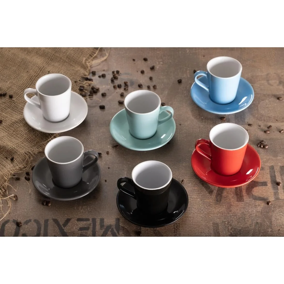 Olympia Cafe Flat White Cups Aqua 170ml (12 Pack) - Image 5