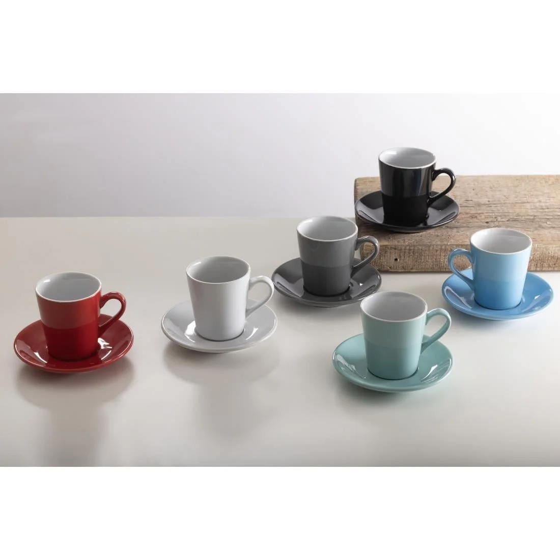Olympia Cafe Flat White Cups Aqua 170ml (12 Pack) - Image 6