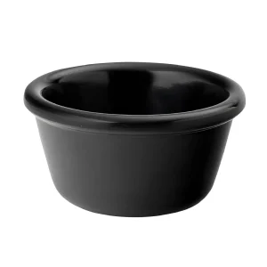 Utopia Melamine Ramekins Black 40ml (48 Pack)