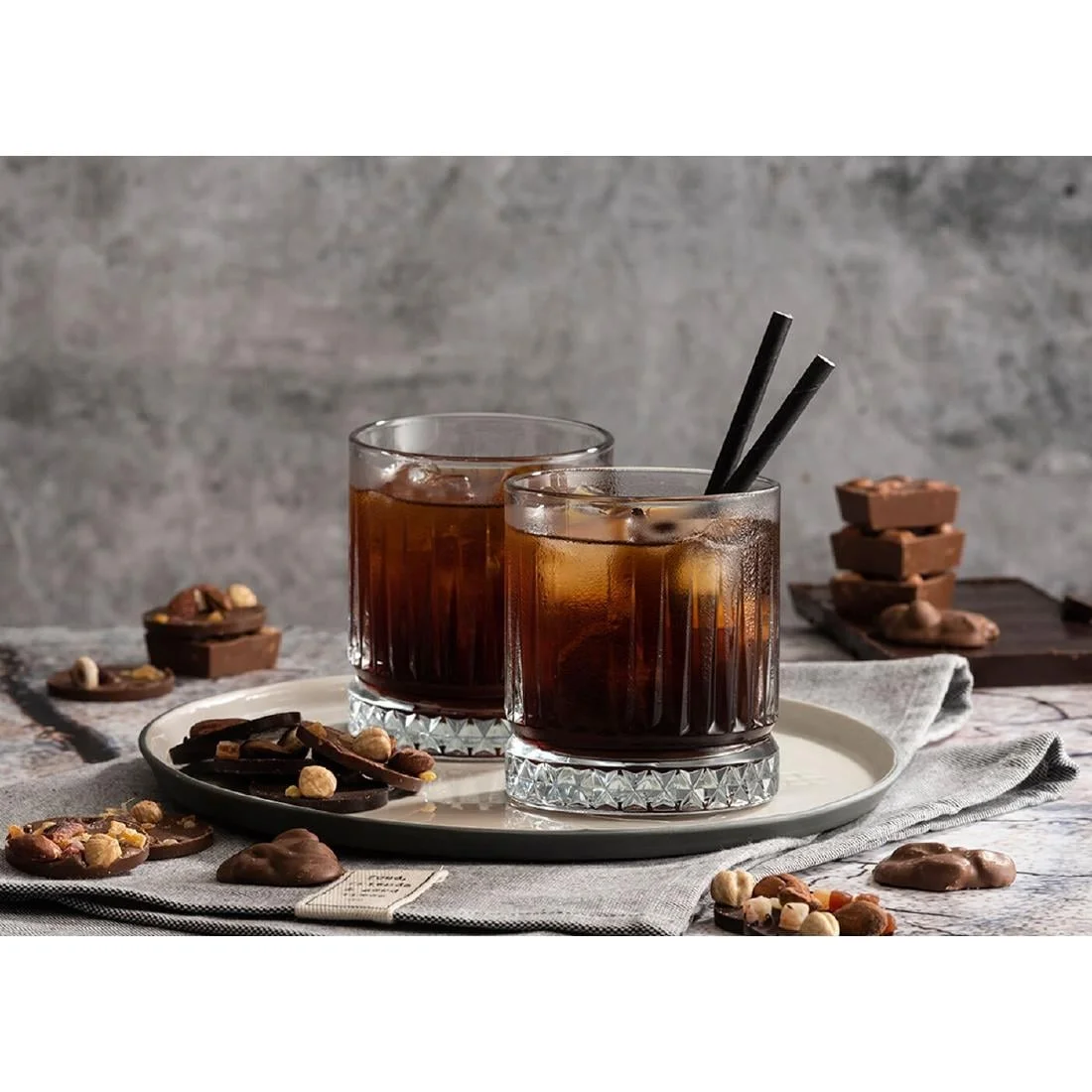 Pasabahce Elysia Double Old-Fashioned Glasses 360ml (24 Pack) - Image 2