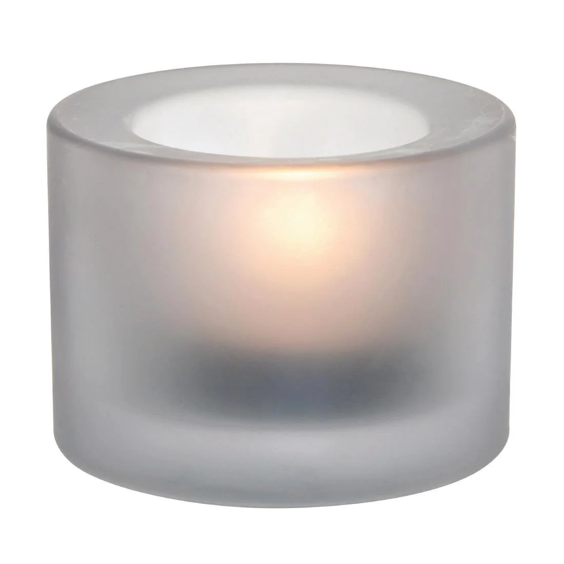 Utopia Chunky White Tealight Holders (12 Pack)