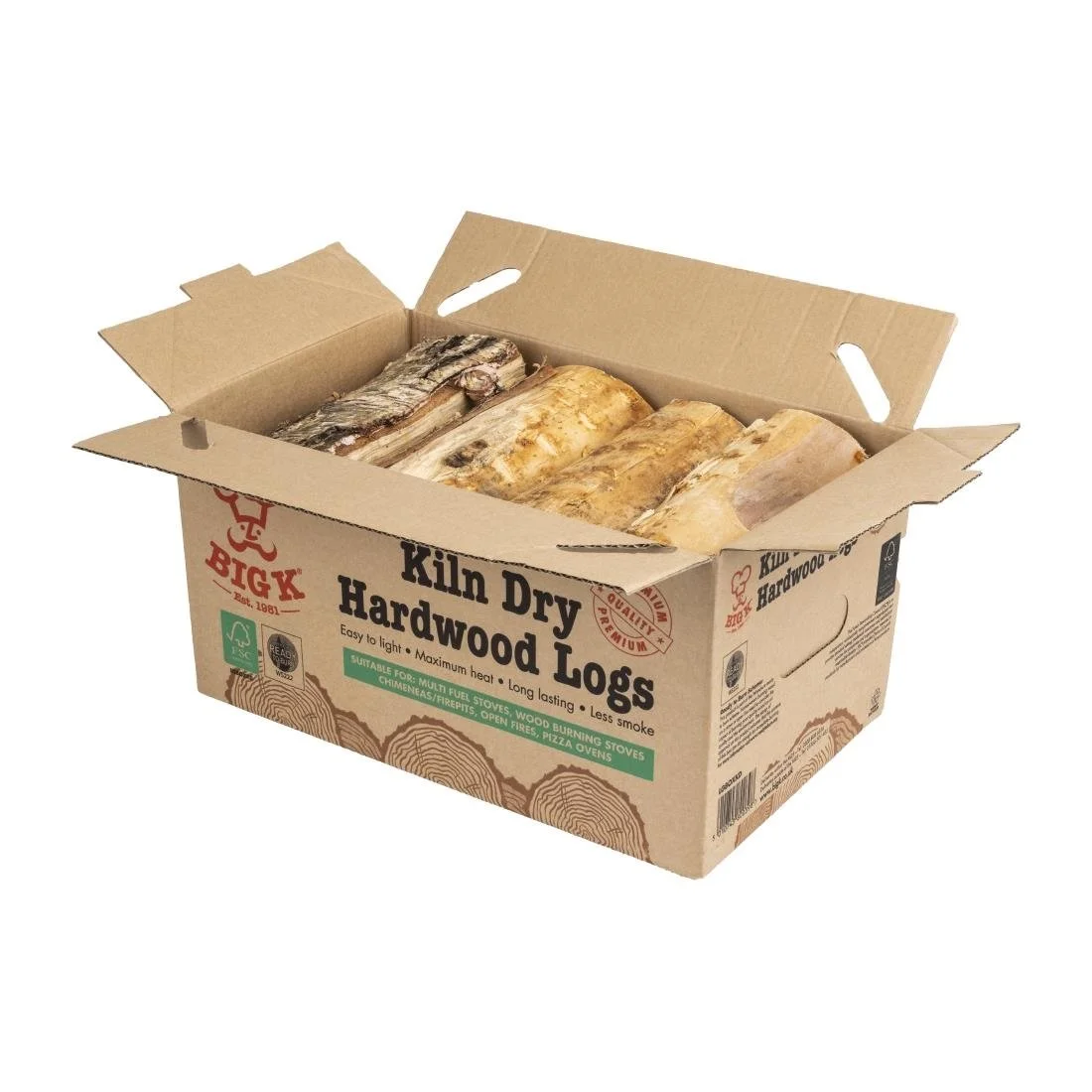 Big K Kiln Dry Hardwood Logs Box 8kg - Image 3
