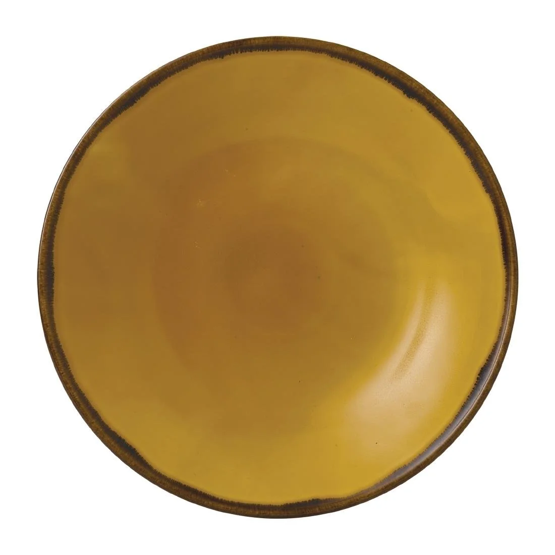 Dudson Harvest Coupe Plates Mustard 288mm (12 Pack)