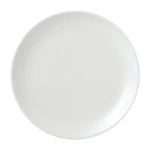 Churchill Vellum Coupe Plates White 165mm (12 Pack)