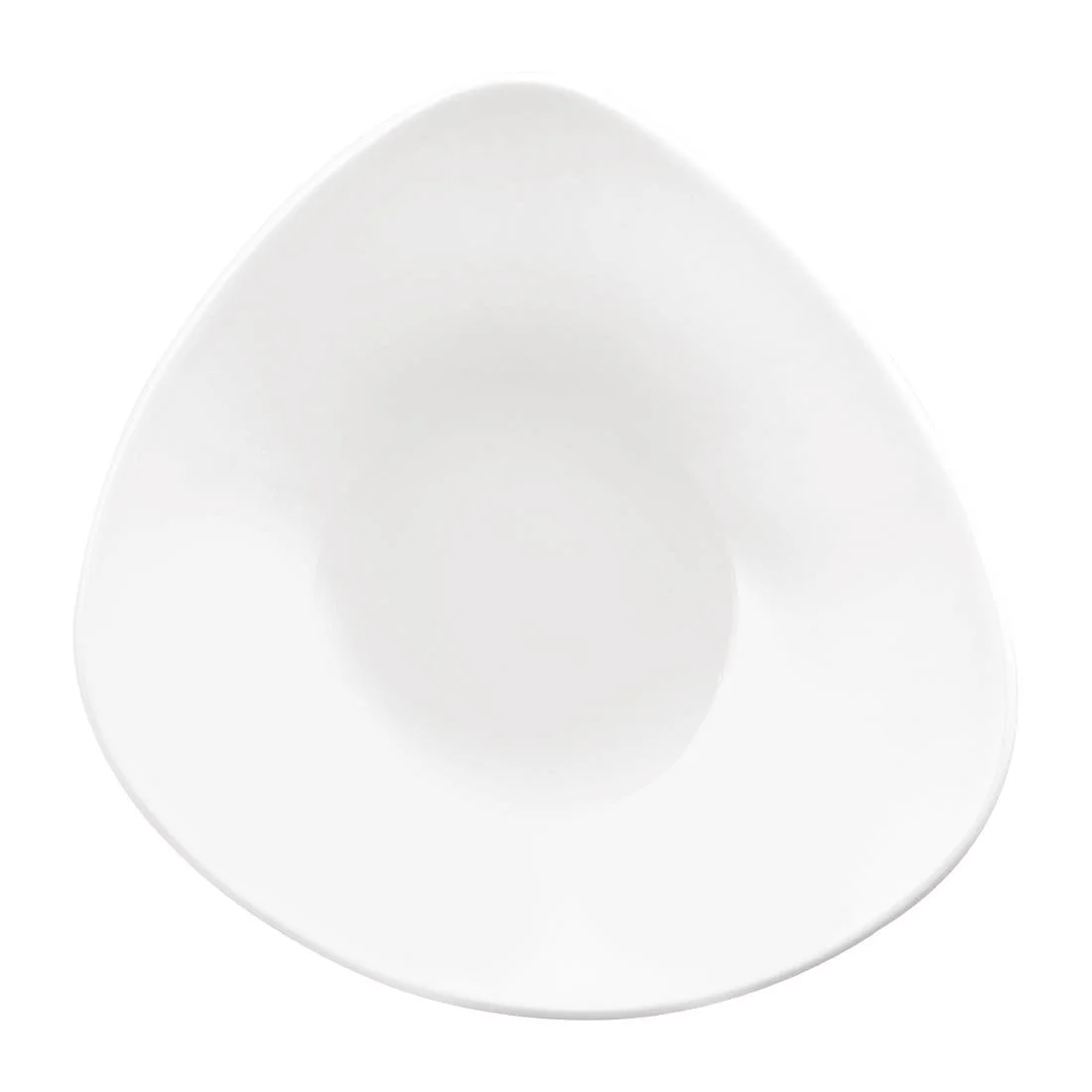 Churchill Vellum Triangle Bowls White 235mm (12 Pack) - Image 2