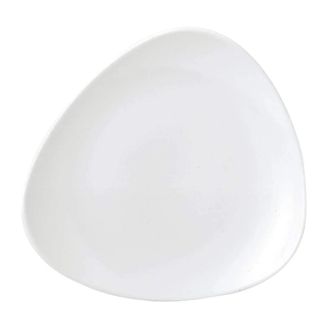Churchill Vellum Triangle Plates White 192mm (12 Pack)