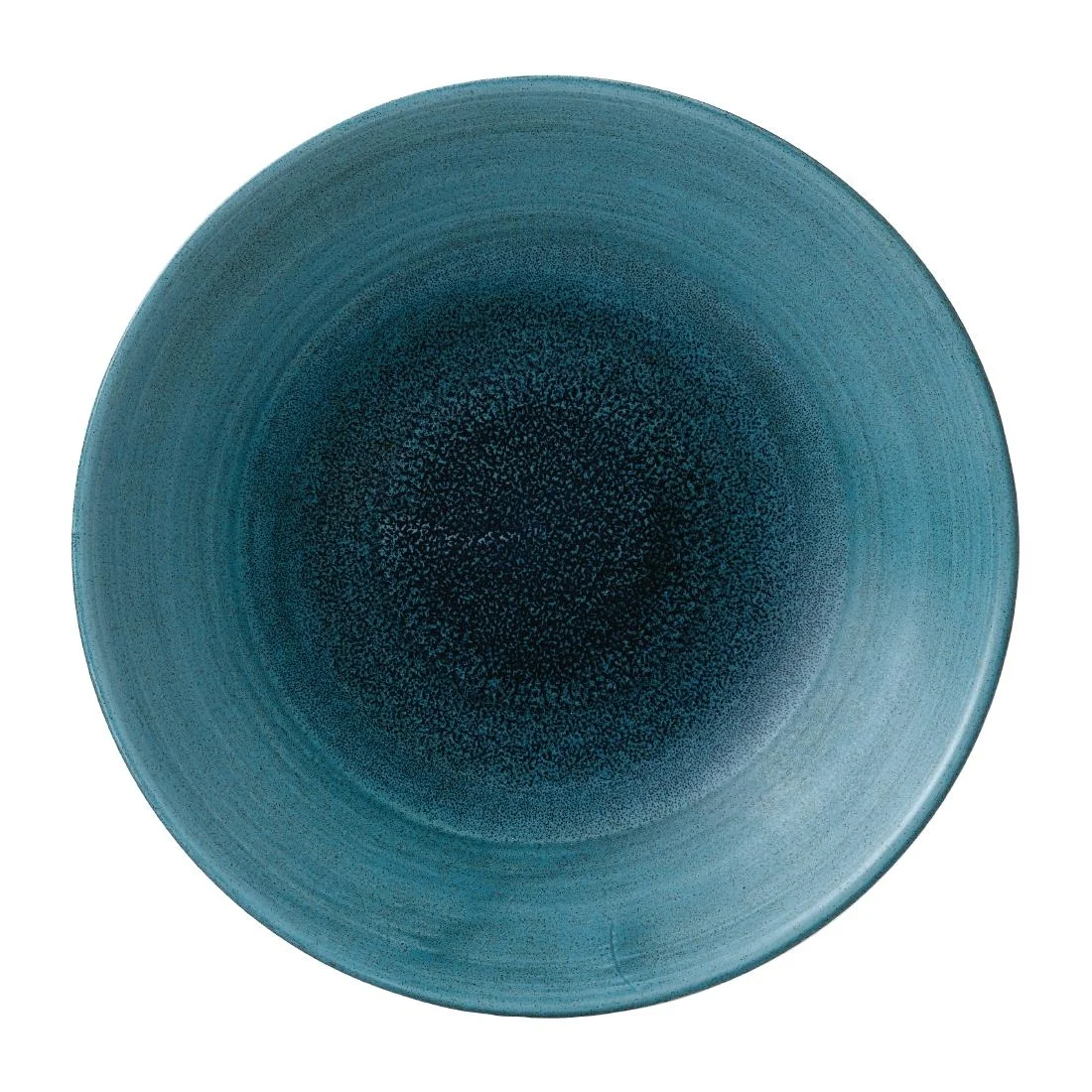 Churchill Stonecast Aqueous Lagoon Deep Coupe Plates 255mm (12 Pack) - Image 2