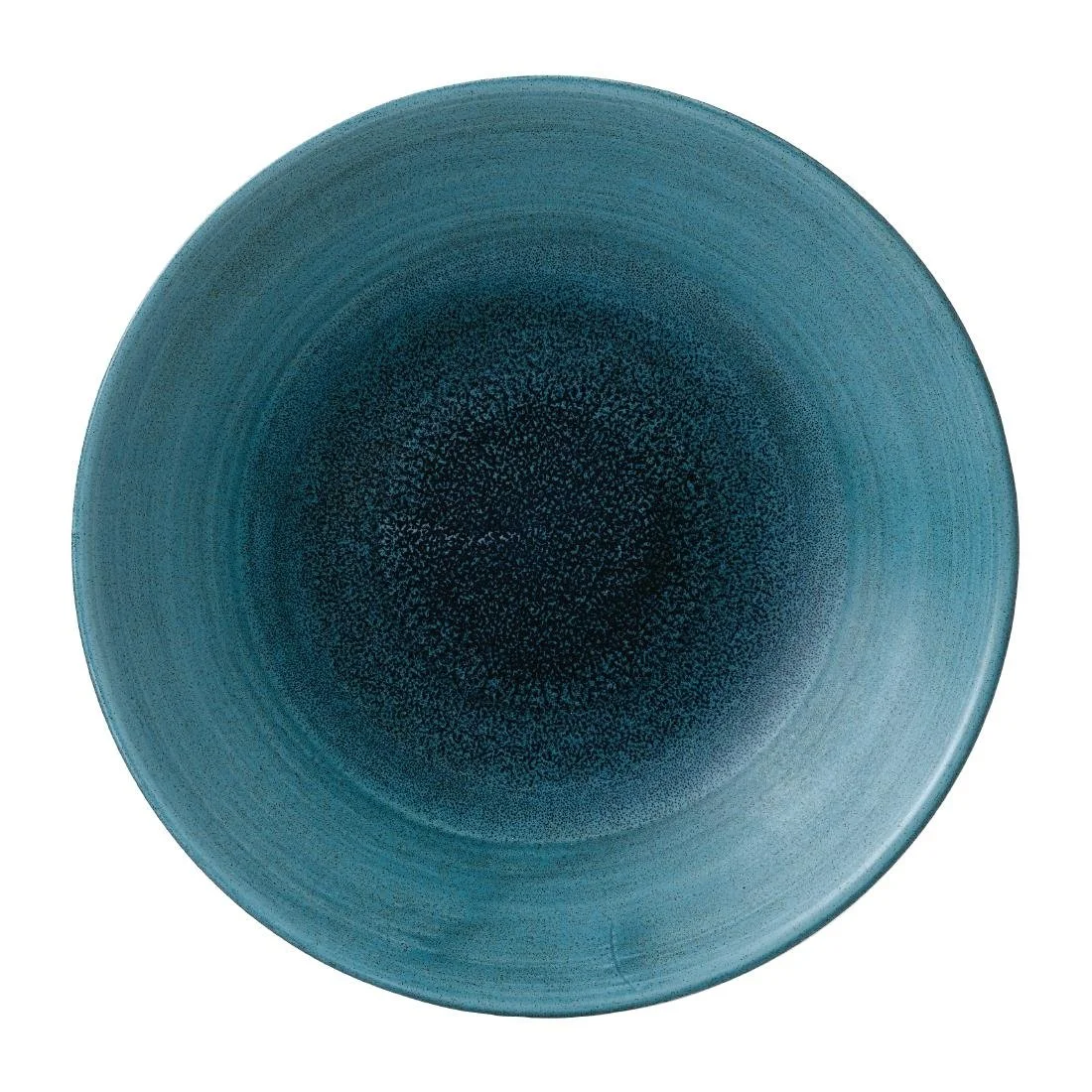 Churchill Stonecast Aqueous Lagoon Deep Coupe Plates 255mm (12 Pack) - Image 2