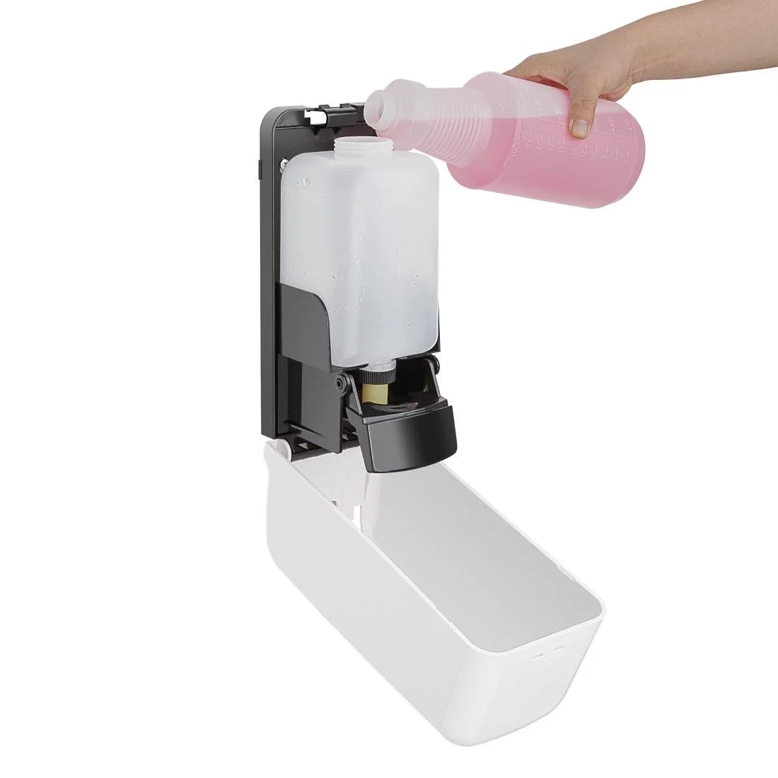 Jantex Liquid Soap & Hand Sanitiser Dispenser 1Ltr - Image 4
