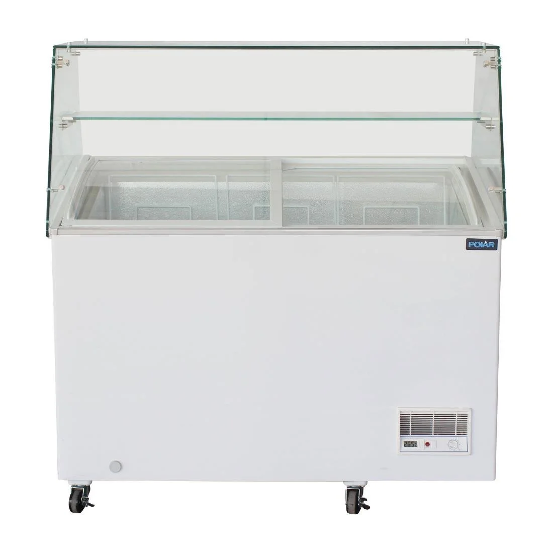 Polar G-Series Display Chest Freezer with Glass Surround 270Ltr - Image 2