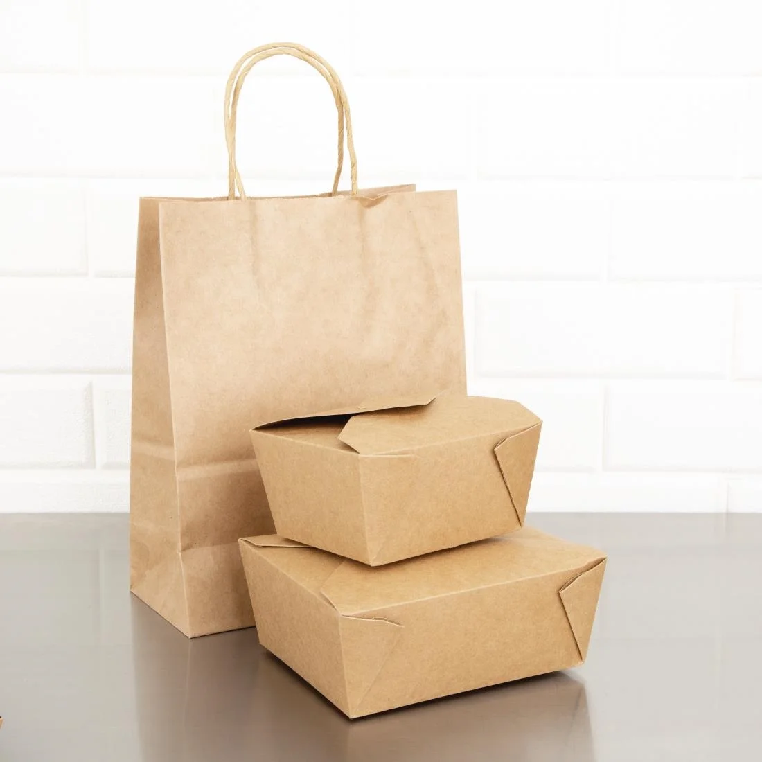 Fiesta Cardboard Takeaway Food Containers 112mm (Pack of 300) - Image 4