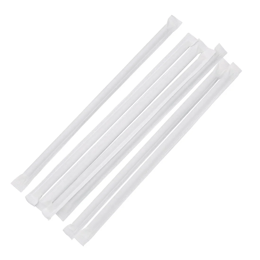 Fiesta Compostable Individually Wrapped Paper Straws Black (Pack of 250) - Image 3