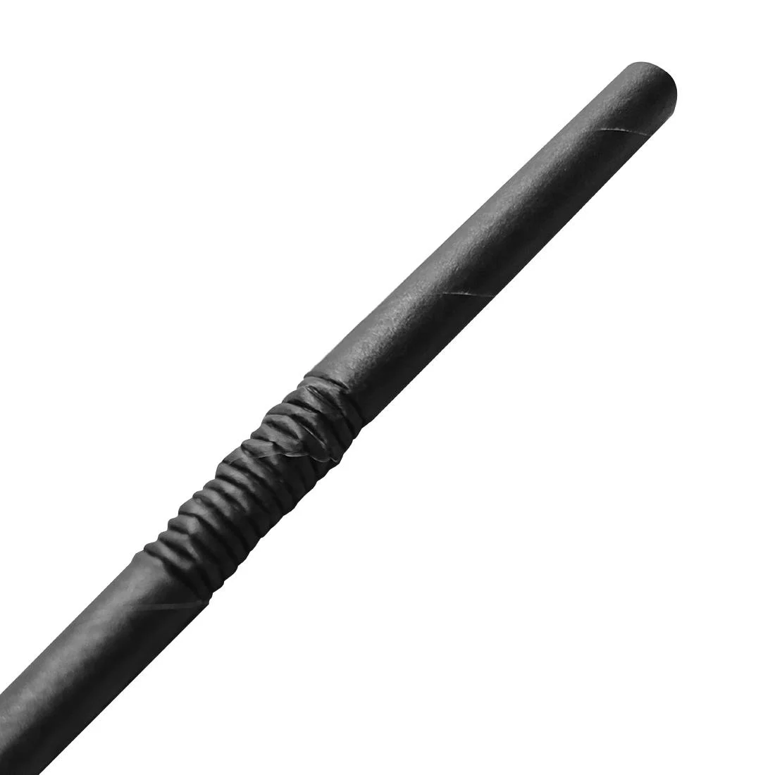 Fiesta Compostable Individually Wrapped Bendy Paper Straws Black (Pack of 250) - Image 4