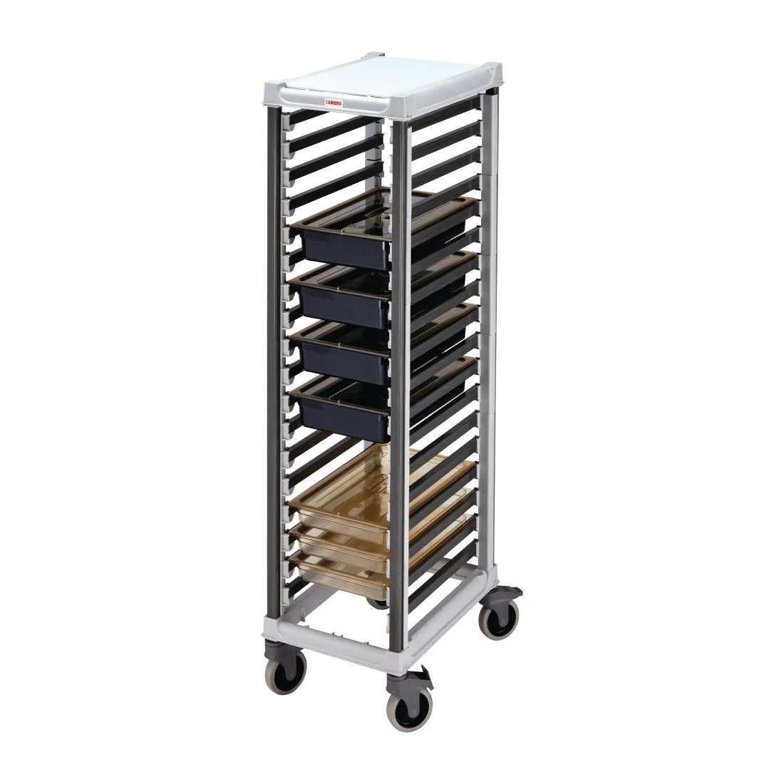Cambro 1/1 Gastronorm Trolley 18 Tray Capacity Tall - Image 6
