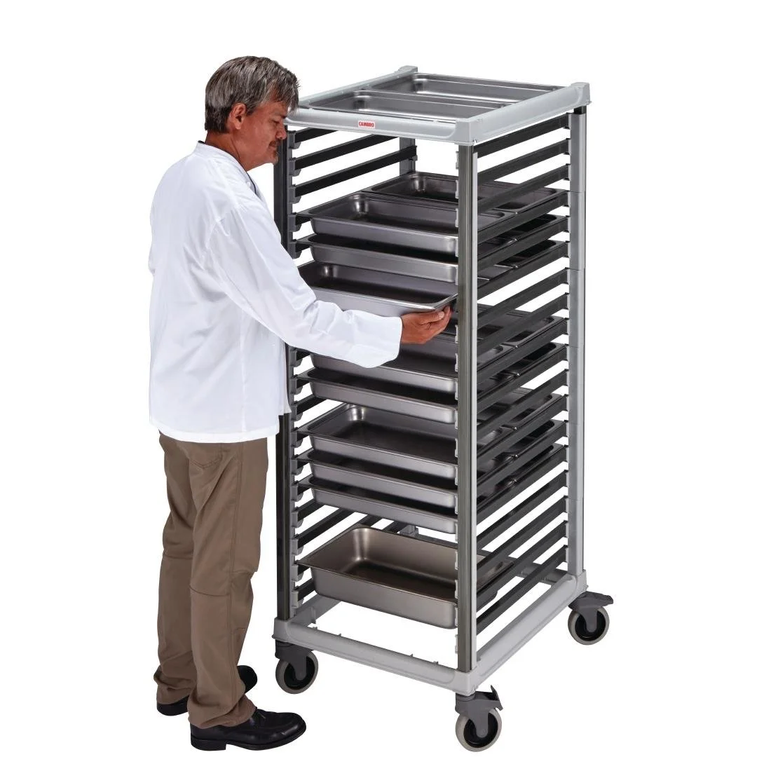 Cambro 2/1 Gastronorm Trolley 36 Tray Capacity Tall - Image 2