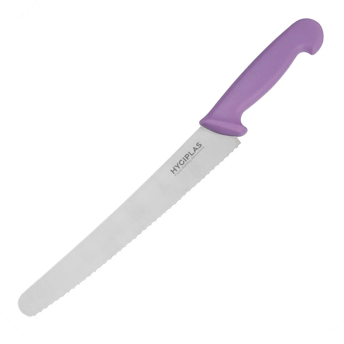 Hygiplas Serrated Pastry Knife Purple 25.4cm - Image 1