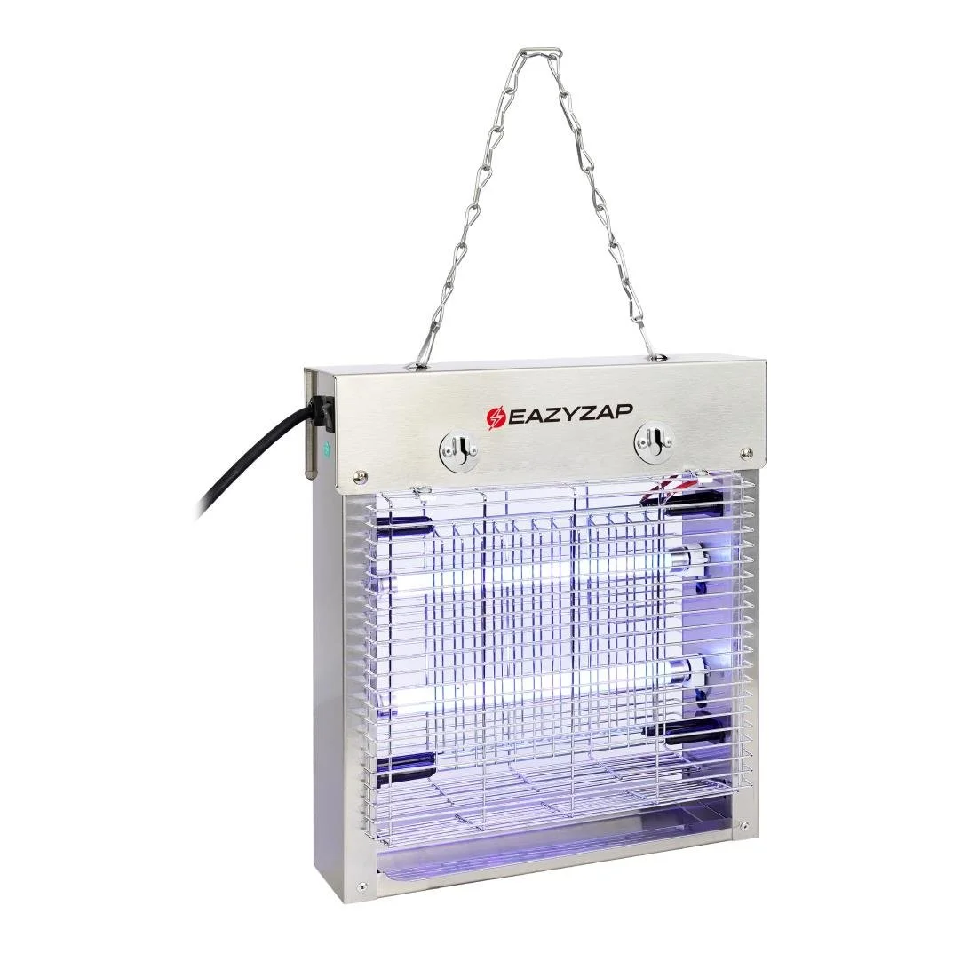 Eazyzap LED Brushed Stainless Steel Fly Killer - Image 4