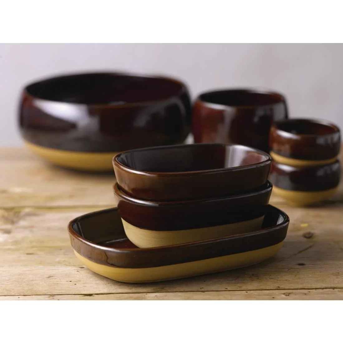 Churchill Emerge Cinnamon Brown Dishes 120x90mm (6 Pack) - Image 9