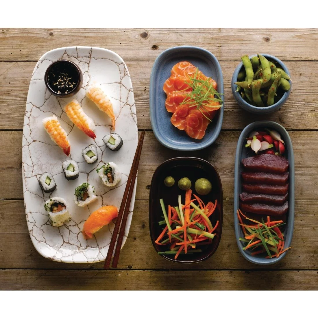 Churchill Emerge Oslo Blue Trays 170x117mm (6 Pack) - Image 7